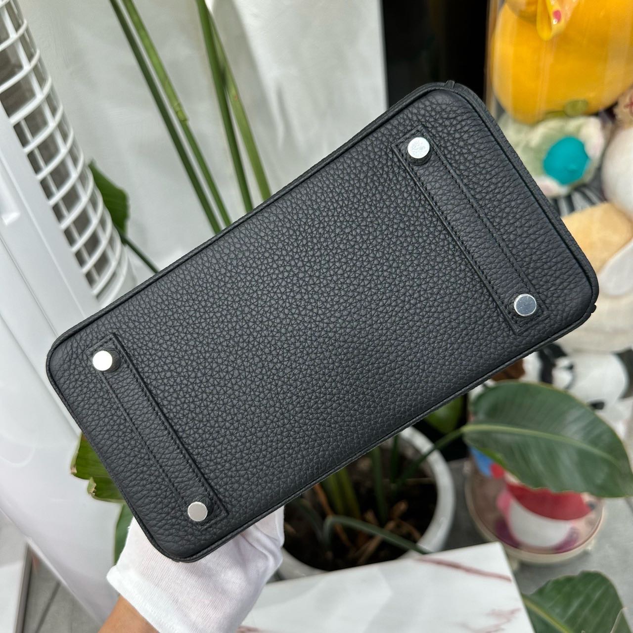 N级 Hermes 爱马仕 黑银birkin25/BK25 Togo皮 G刻 全套 缩略图