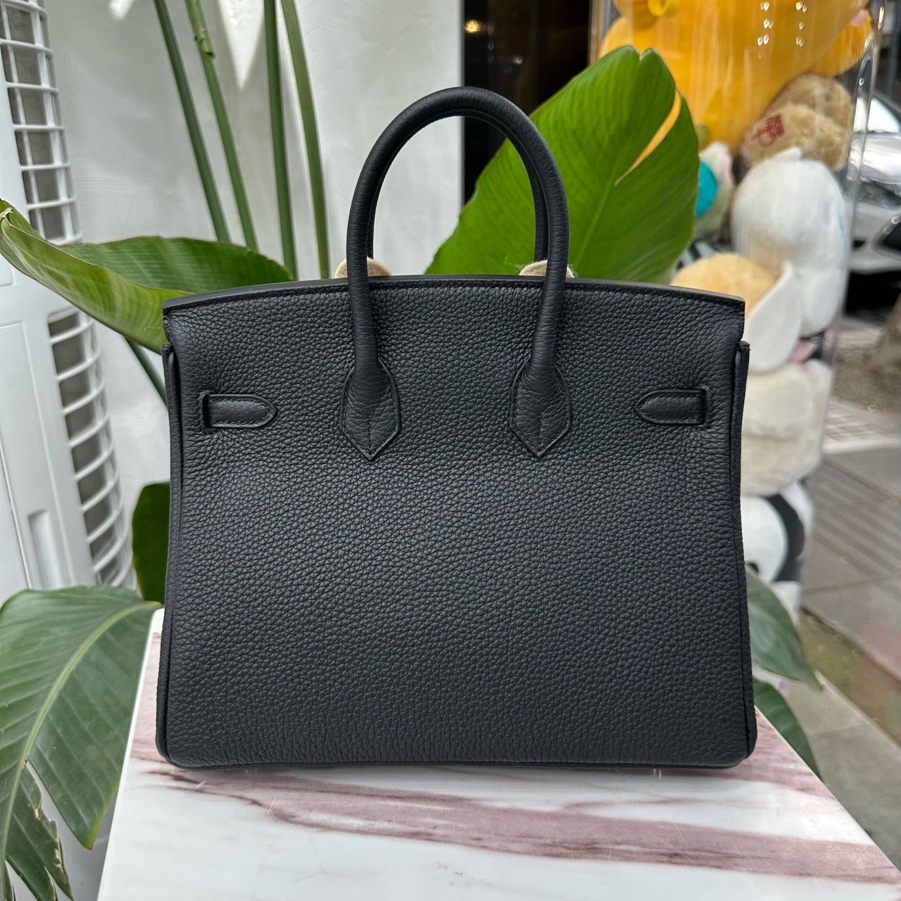 N级 Hermes 爱马仕 黑银birkin25/BK25 Togo皮 G刻 全套 缩略图