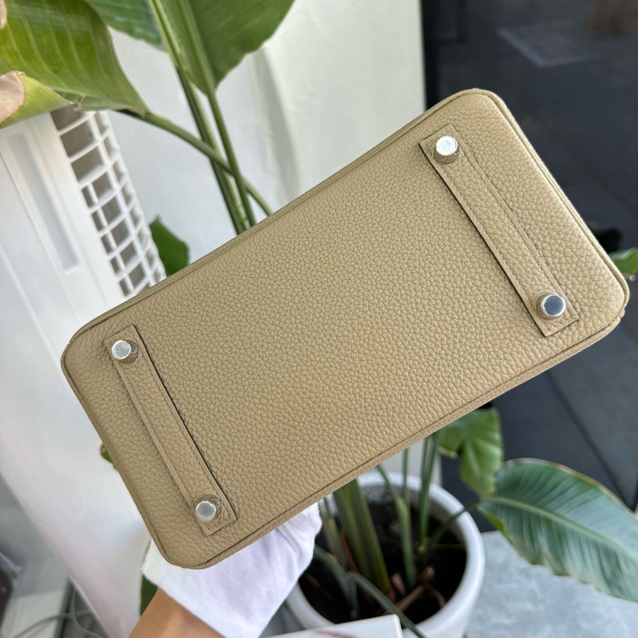 Hermes 爱马仕 8Q马尔法米色birkin25/BK25 银扣 Togo皮 K刻 全套 缩略图