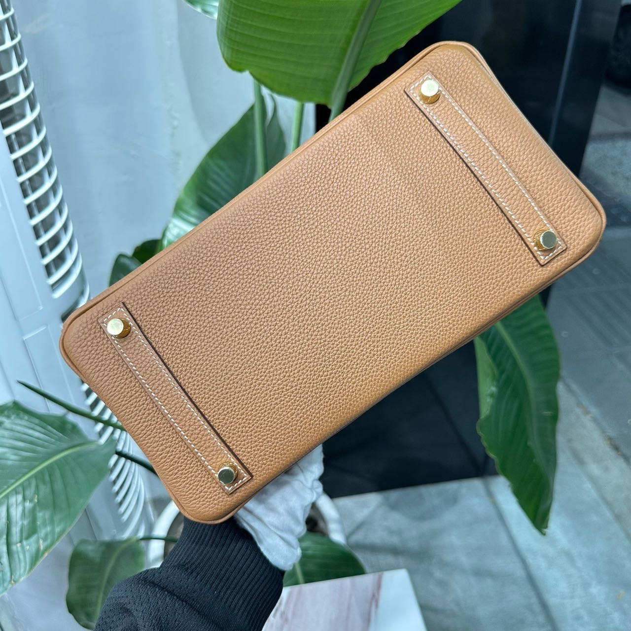 Hermes 爱马仕 金棕内拼柠檬黄birkin30/BK30 金扣 togo皮 Y刻 全套有票 缩略图