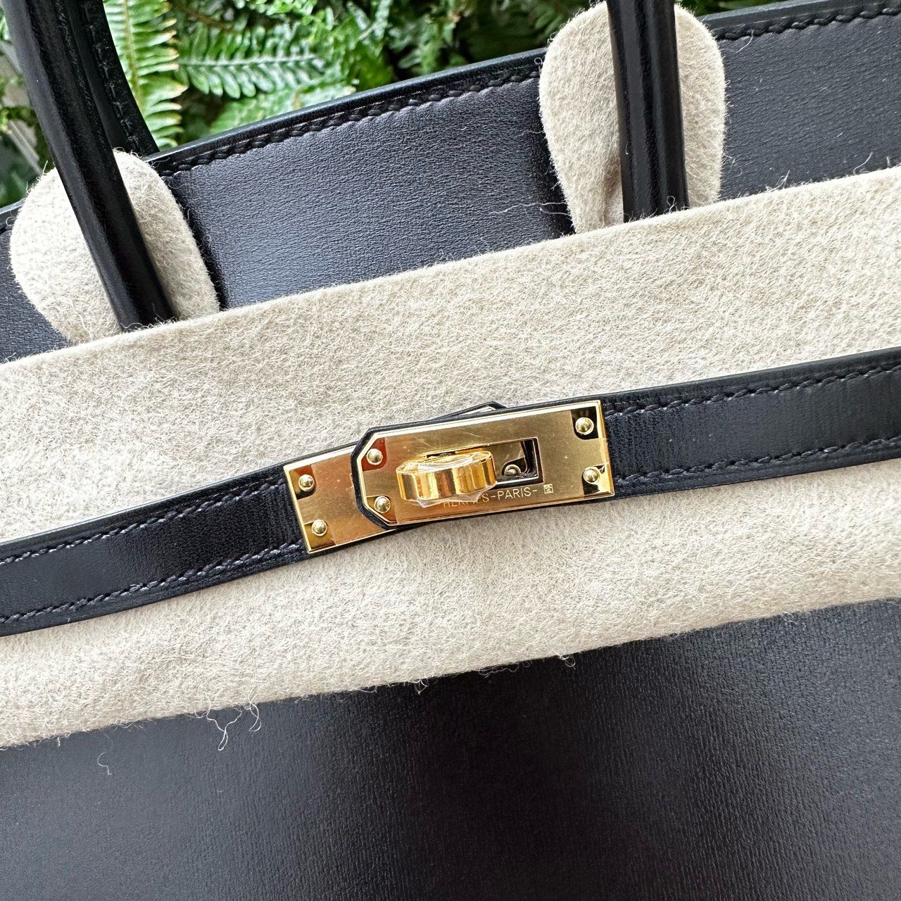Hermes 爱马仕黑金birkin25/BK25 box皮 U刻 全套 缩略图