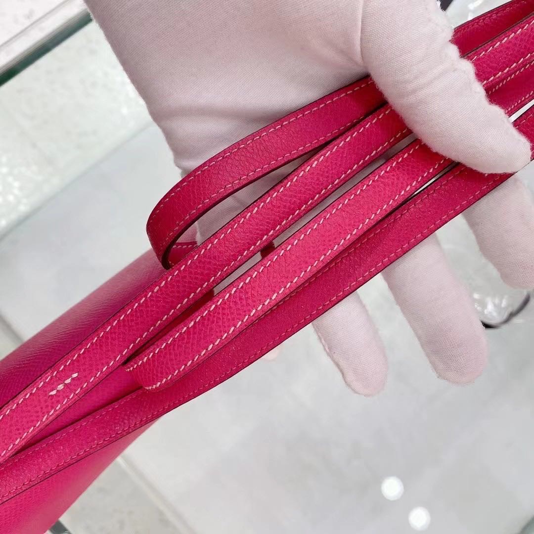 Hermes 爱马仕 Constance 26 elan E5 糖果粉 银扣  康康  epsom皮 银扣  比普通康康容量更好  超级少见！   框Q刻！ 缩略图