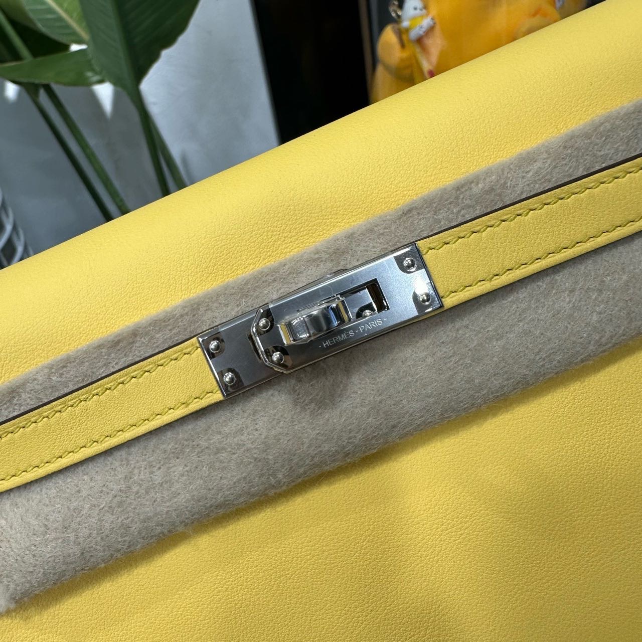 Hermes 爱马仕 T2芒果黄Kelly danse银扣 swift皮 K刻 全套26年3月票 缩略图
