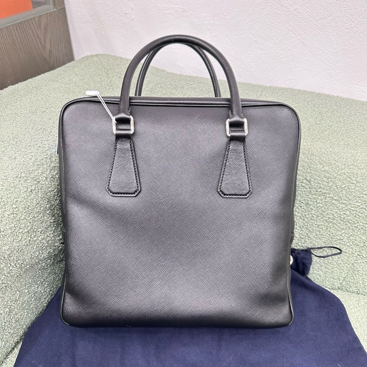 Prada 普拉达 男士公文包 带尘袋纸卡小票 缩略图