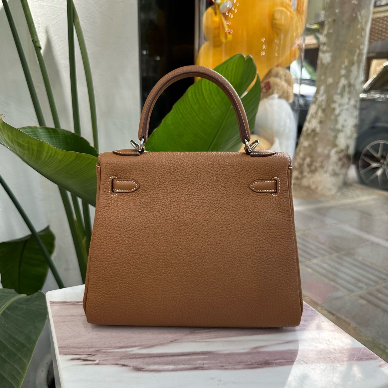 Hermes 爱马仕 金棕Kelly25 银扣 Togo皮 Z刻 全套无盒 缩略图