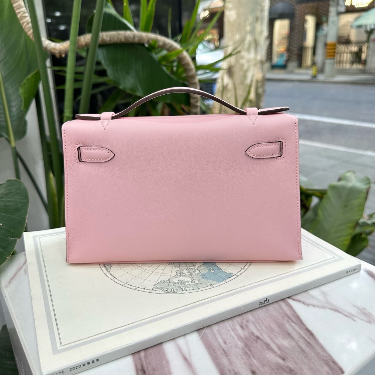 Hermes 爱马仕 3Q樱花粉mini Kelly一代 银扣 swift皮 K刻 全套 缩略图
