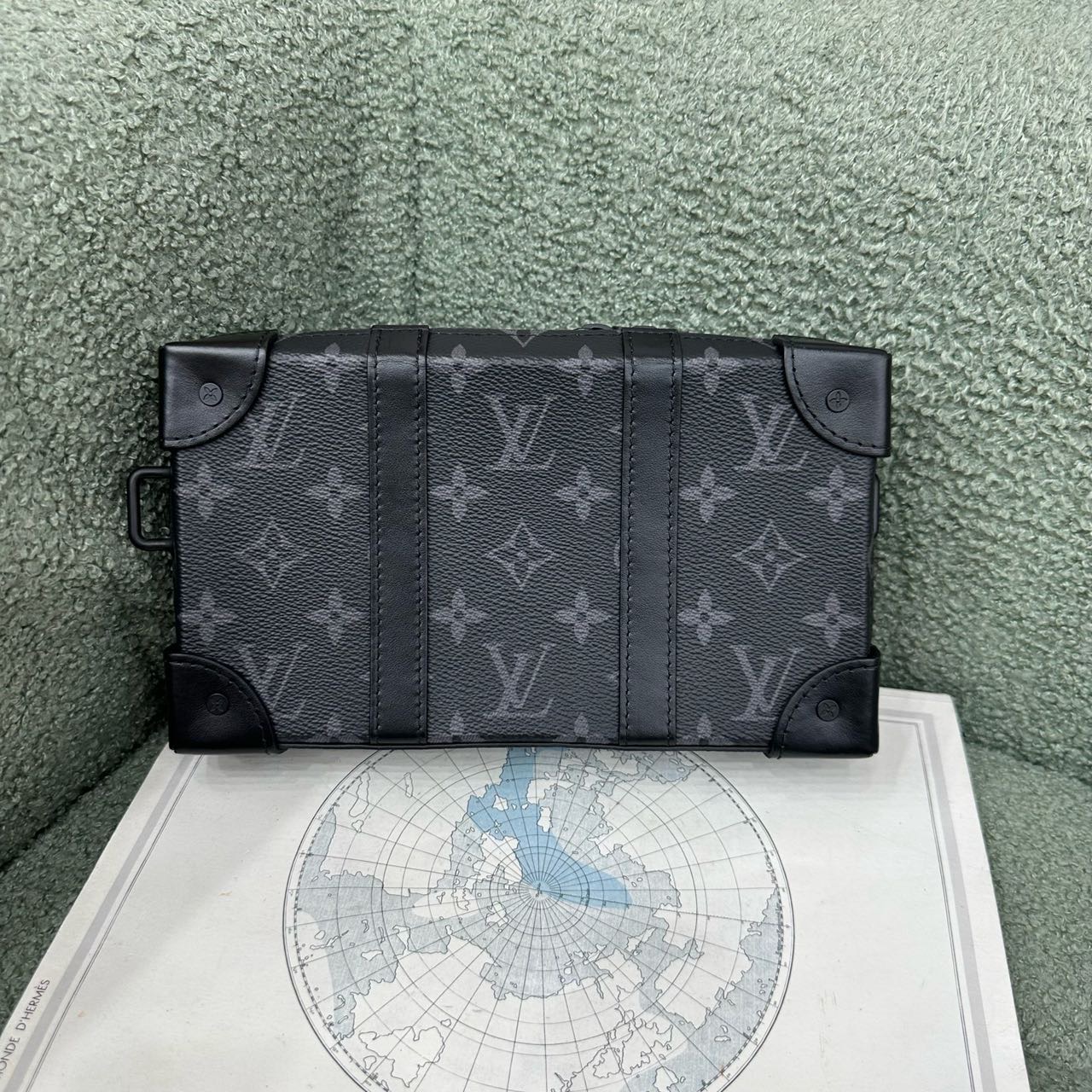 A级 LV 路易威登 黑老花盒子包 20年 缩略图