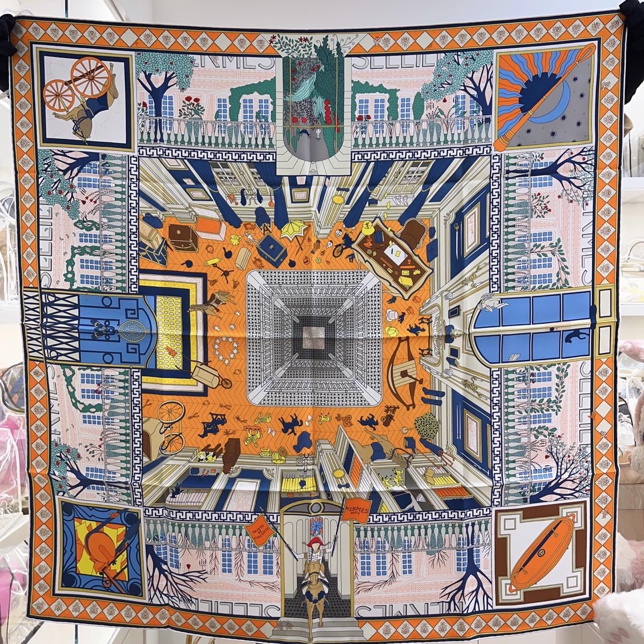 N级  Hermes  90×90丝巾  奇珍异宝  配货折扣出