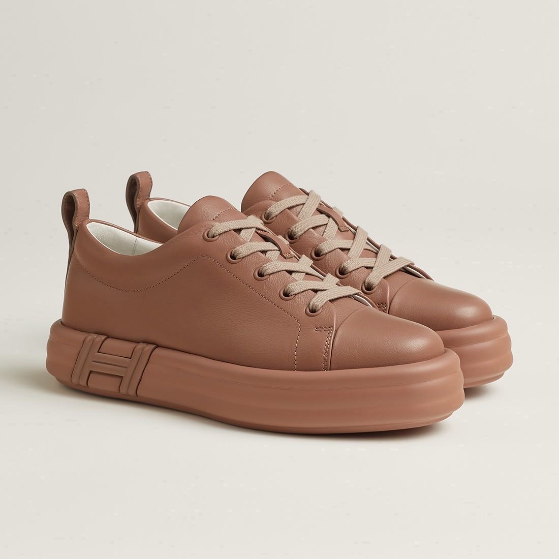Hermes 爱马仕全皮运动鞋 37码