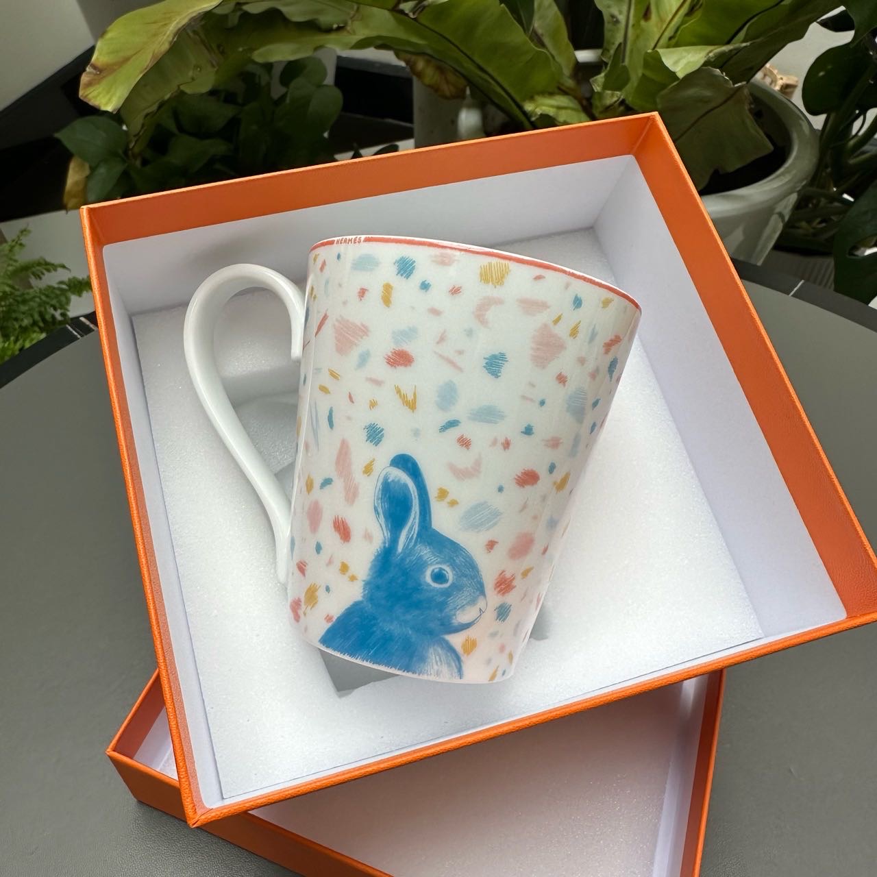 N级 Hermes 陶瓷老虎马克杯 带盒子