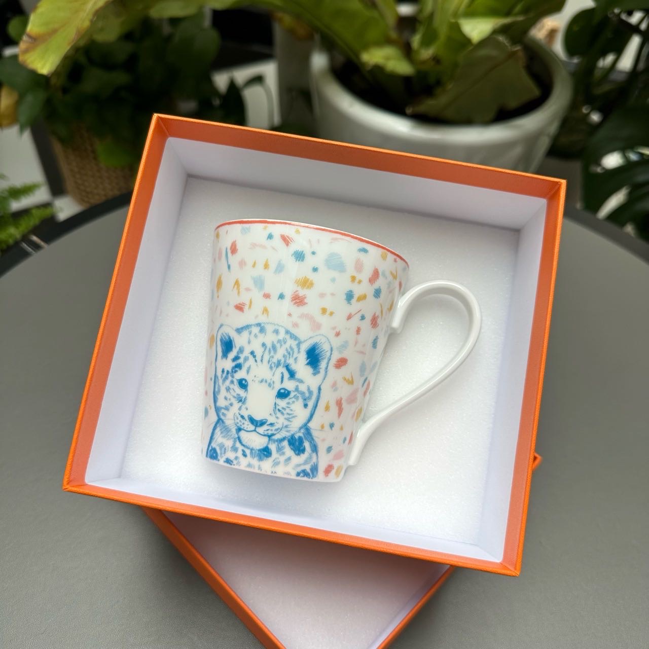 N级 Hermes 陶瓷老虎马克杯 带盒子 缩略图