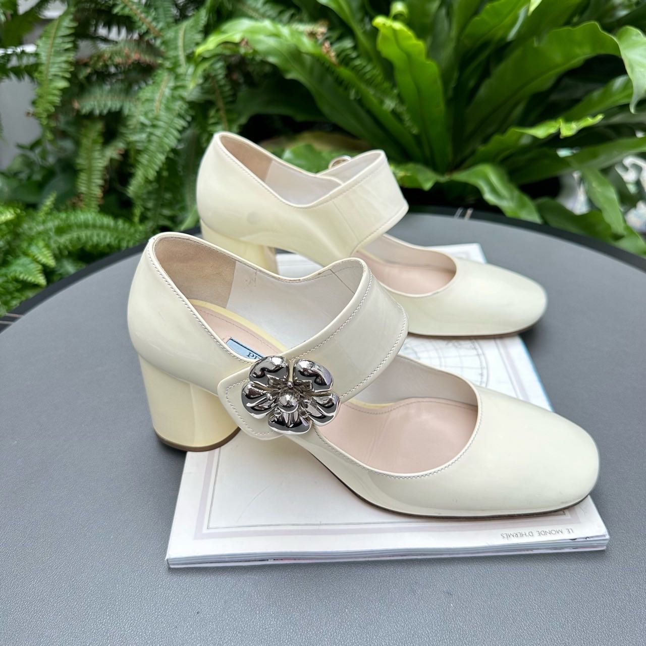 A级 Prada  漆皮高跟鞋 37码 跟高6cm 缩略图