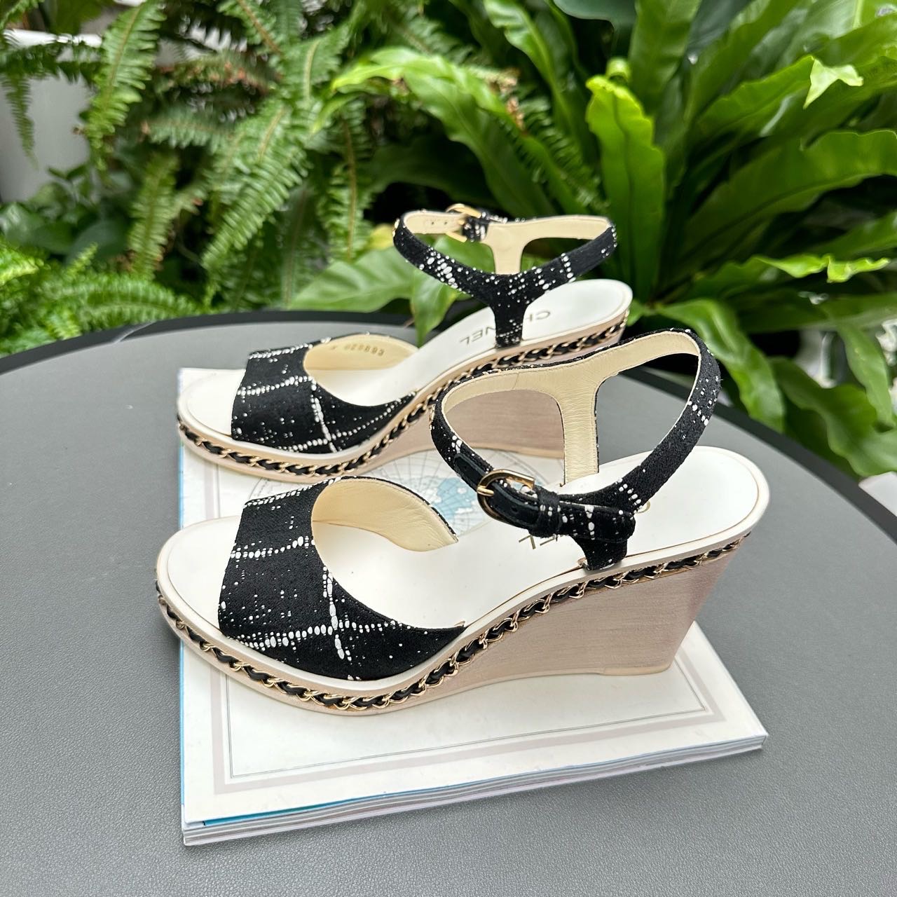 A级 Chanel 高跟鞋 36.5码 跟高7.5cm