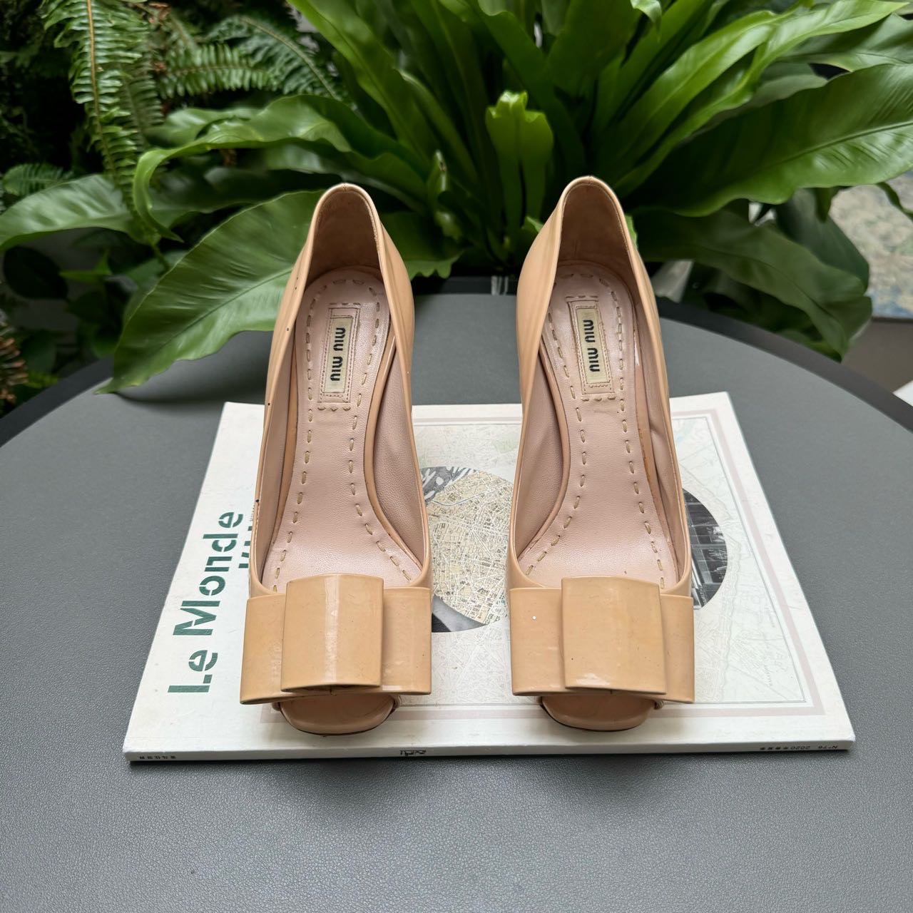 A级 miumiu高跟鞋 跟高8cm 36码