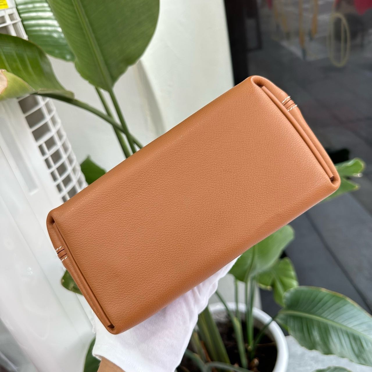 A级 Hermes 爱马仕金棕2424mini 金扣 evercolor皮 Y刻 缩略图