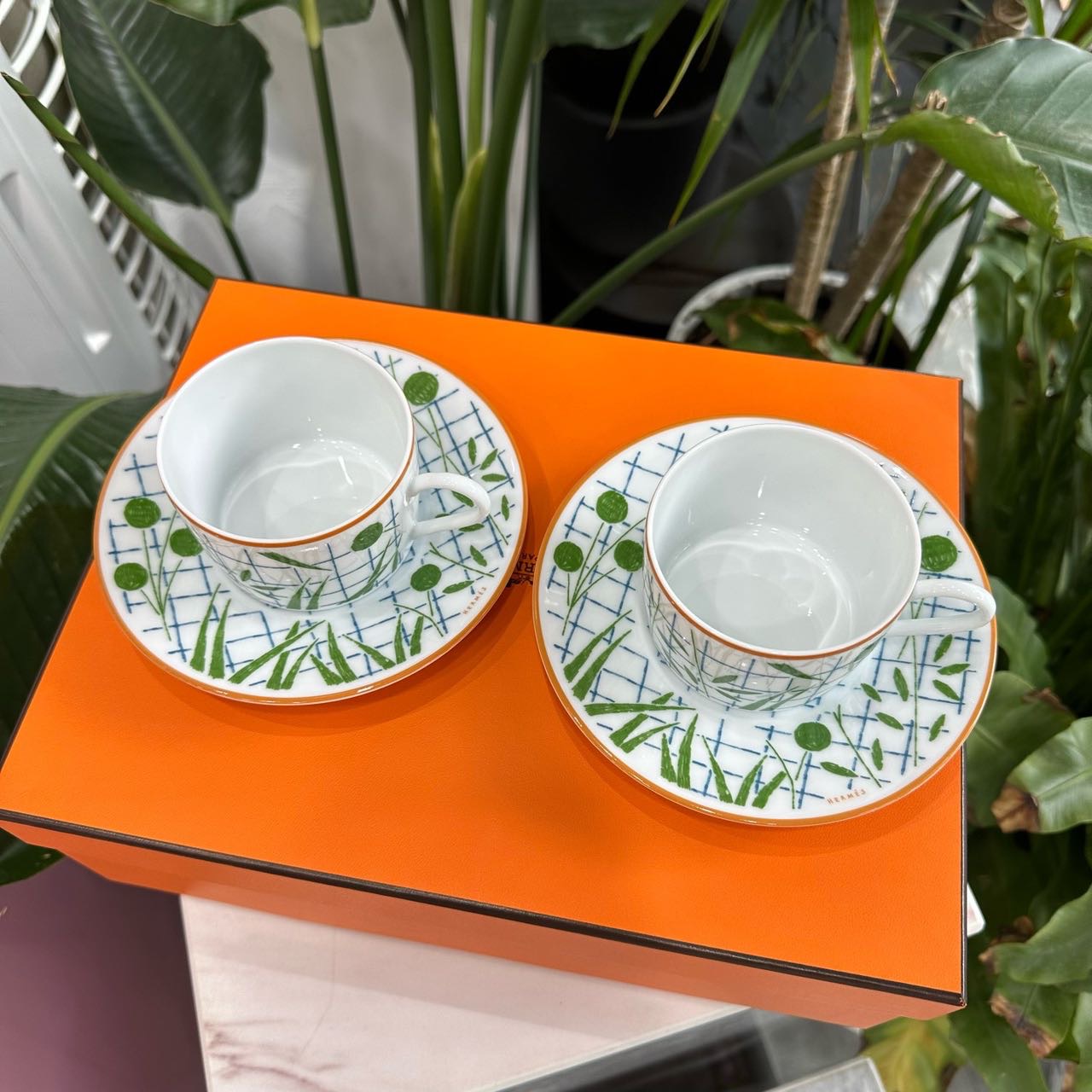 N级 Hermes 陶瓷咖啡杯 带盒子 缩略图
