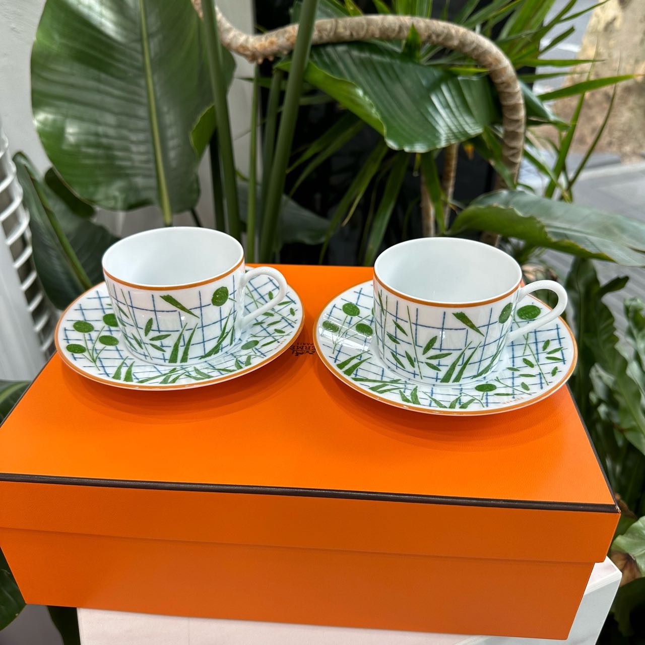 N级 Hermes 陶瓷咖啡杯 带盒子 缩略图
