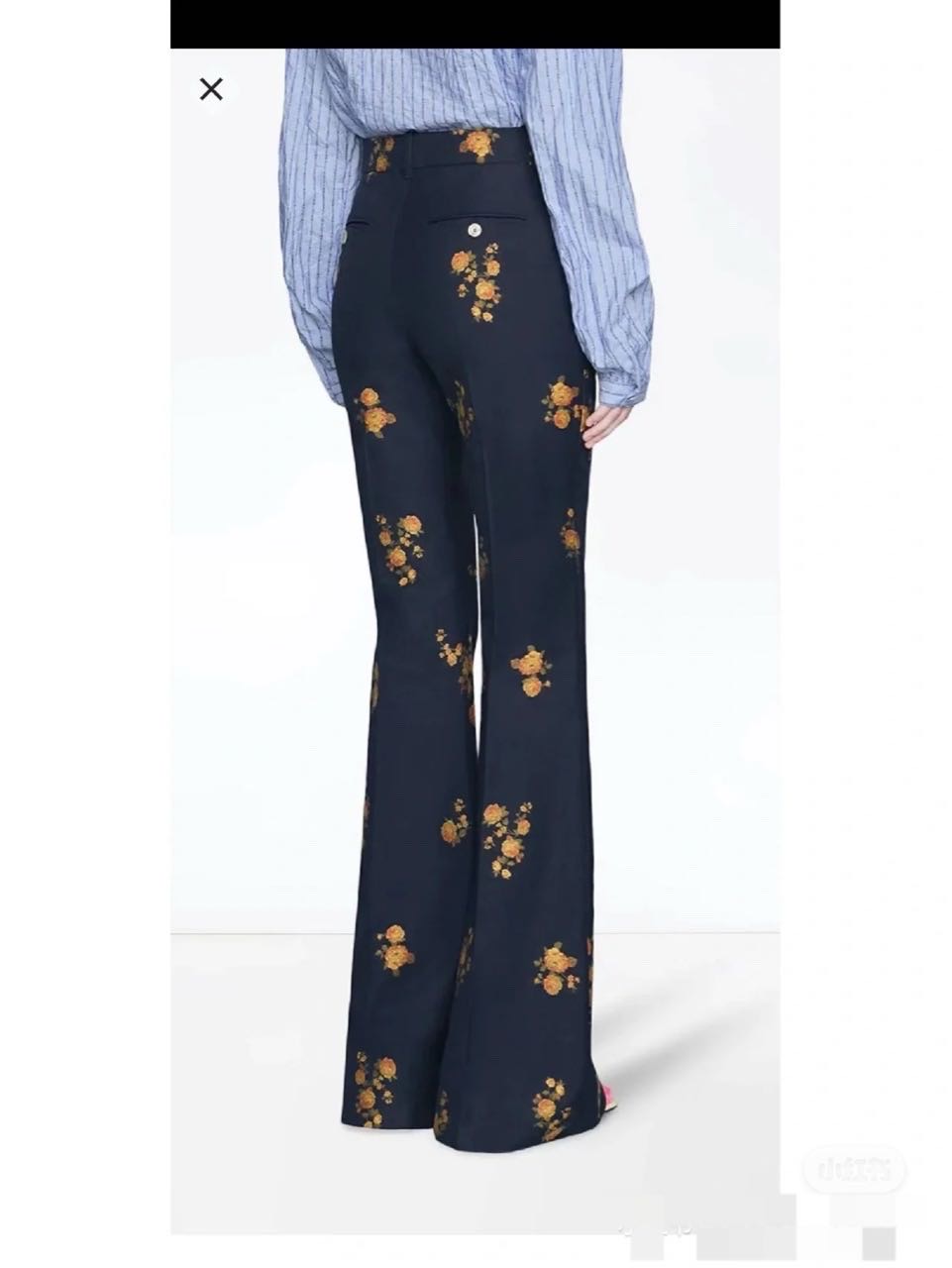 N级 古驰 GUCCI 女士玫瑰绣花长裤 36码
裤长120✖️腰围32*2 3号 缩略图
