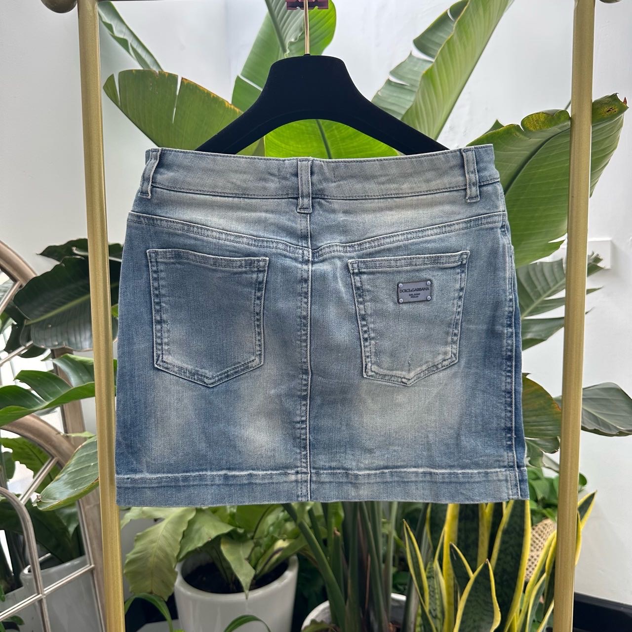A级  Dolce Gabbana  DG 牛仔短裙 40码 腰围35*2 衣长33 缩略图