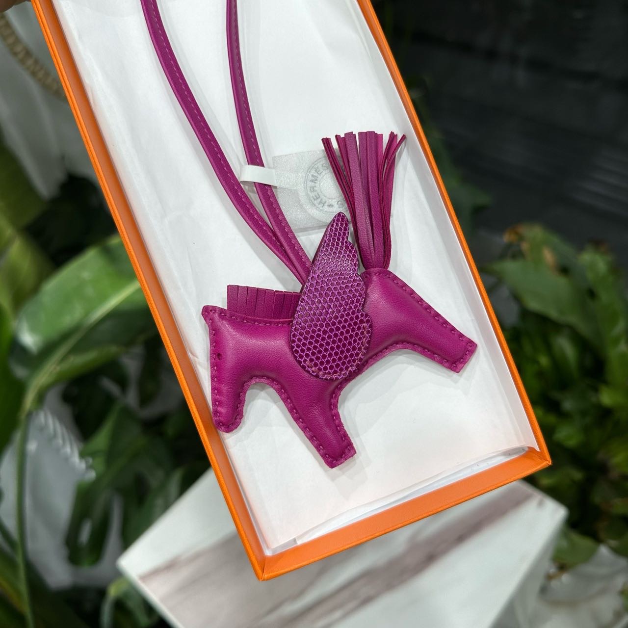 N级 Hermes 玫瑰紫蜥蜴touch小飞马 带盒子证书
