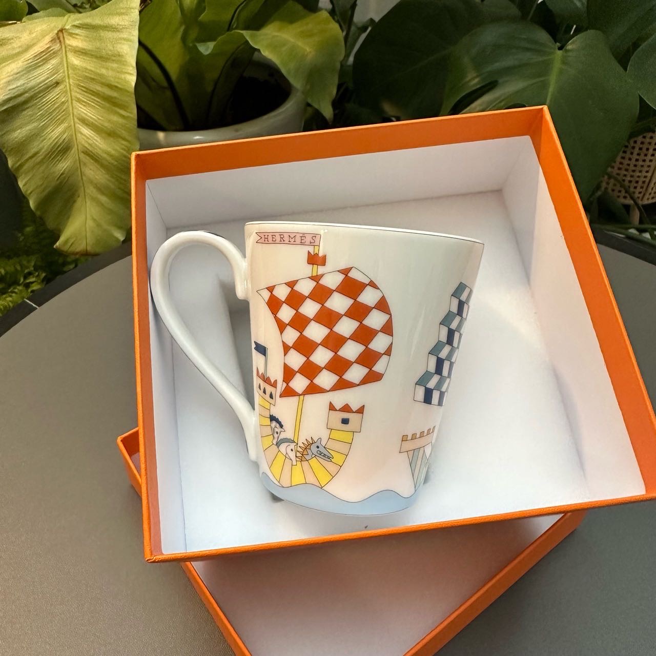 N级 Hermes  陶瓷马克杯 带盒子 缩略图