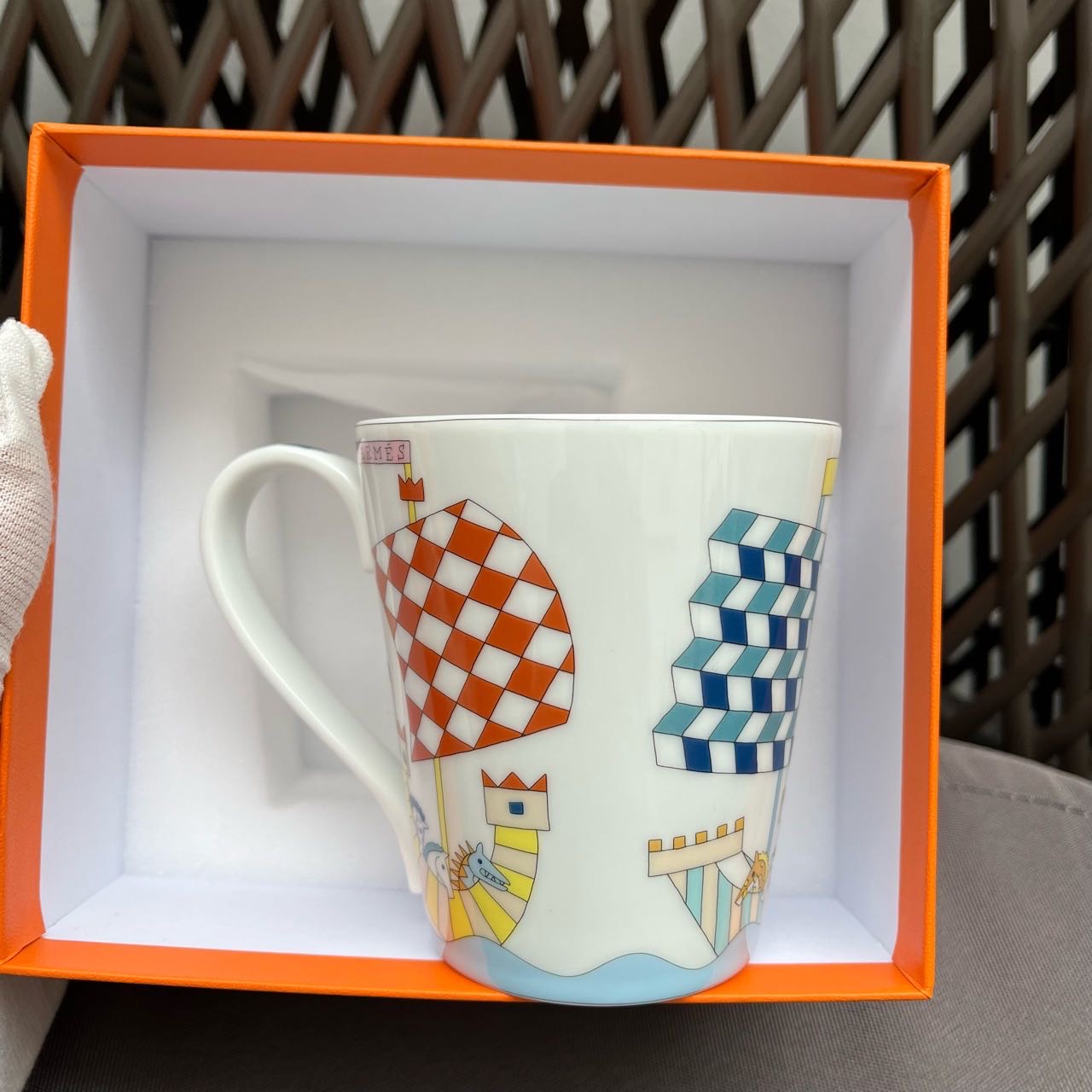 N级 Hermes 爱马仕卡通瓷器 杯子 缩略图