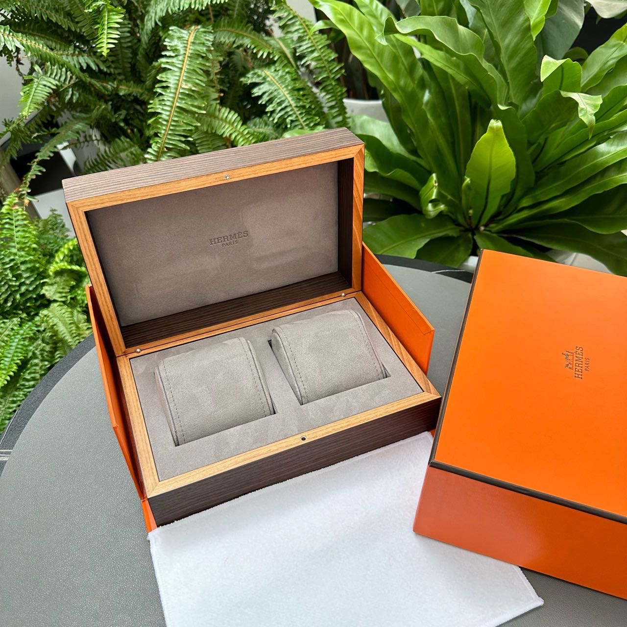N级 Hermes 木质表盒 带盒子