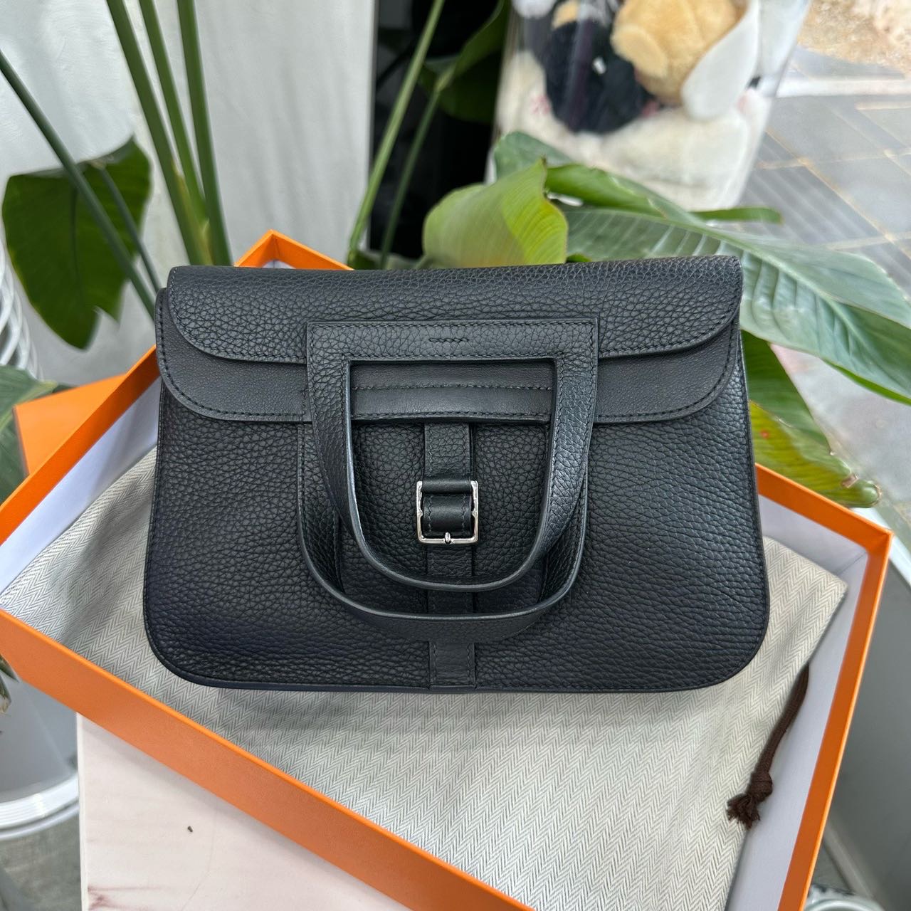 A级 Hermes 黑银halzan25 TC皮 Z刻 全套无票 缩略图