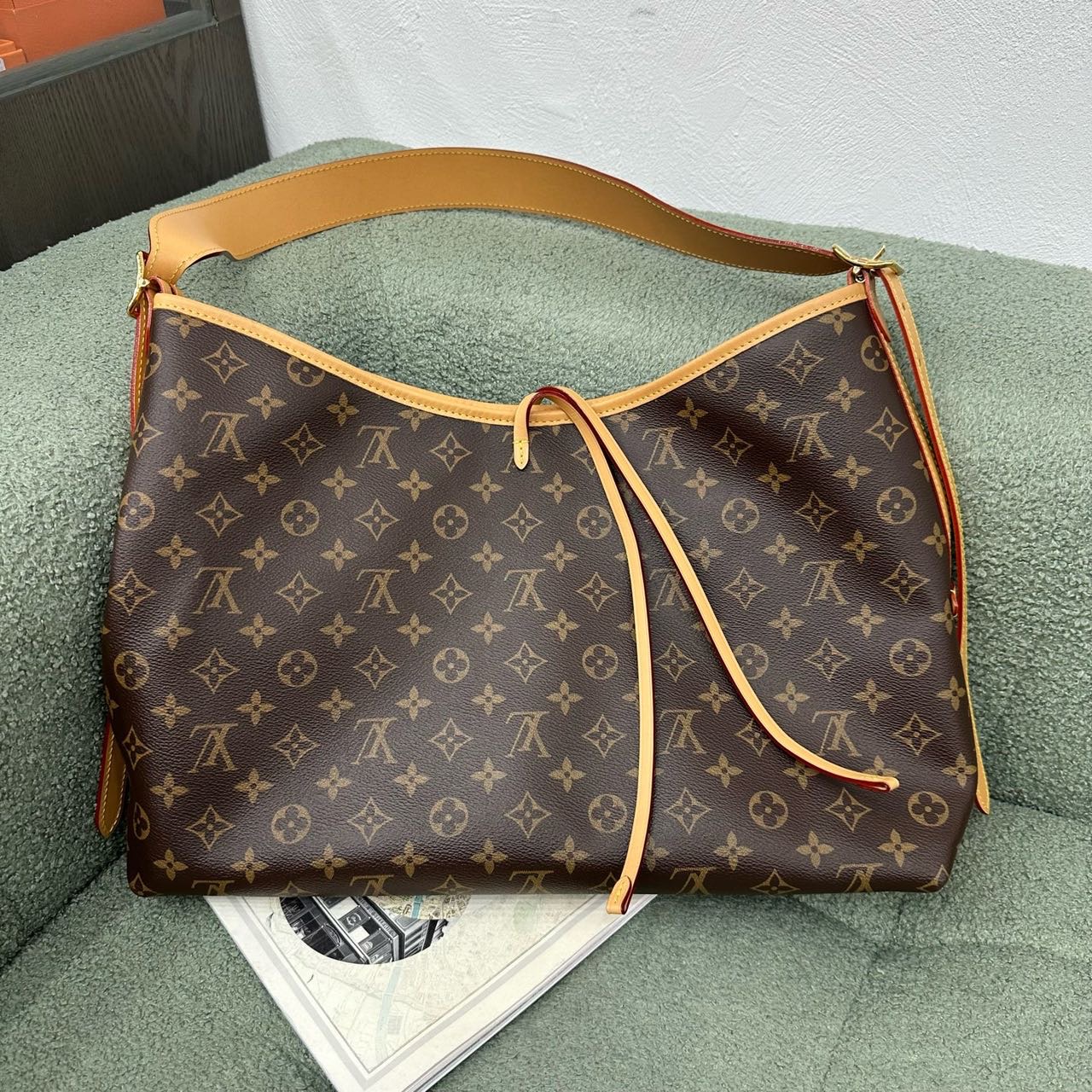 A级 LV 老花carryall 中号 带盒子 缩略图