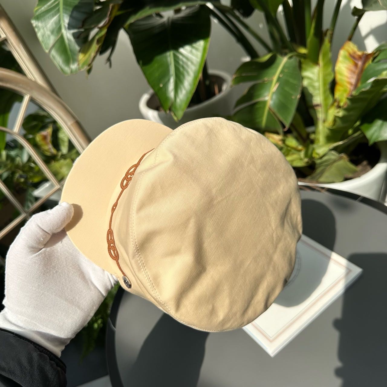 N级 Hermes 米色帽子 58码 带尘袋 缩略图