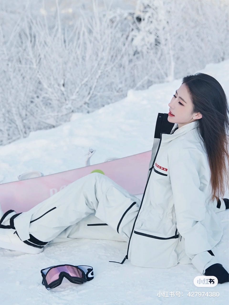 S级 prada  滑雪服一套  套装  XS码 9号