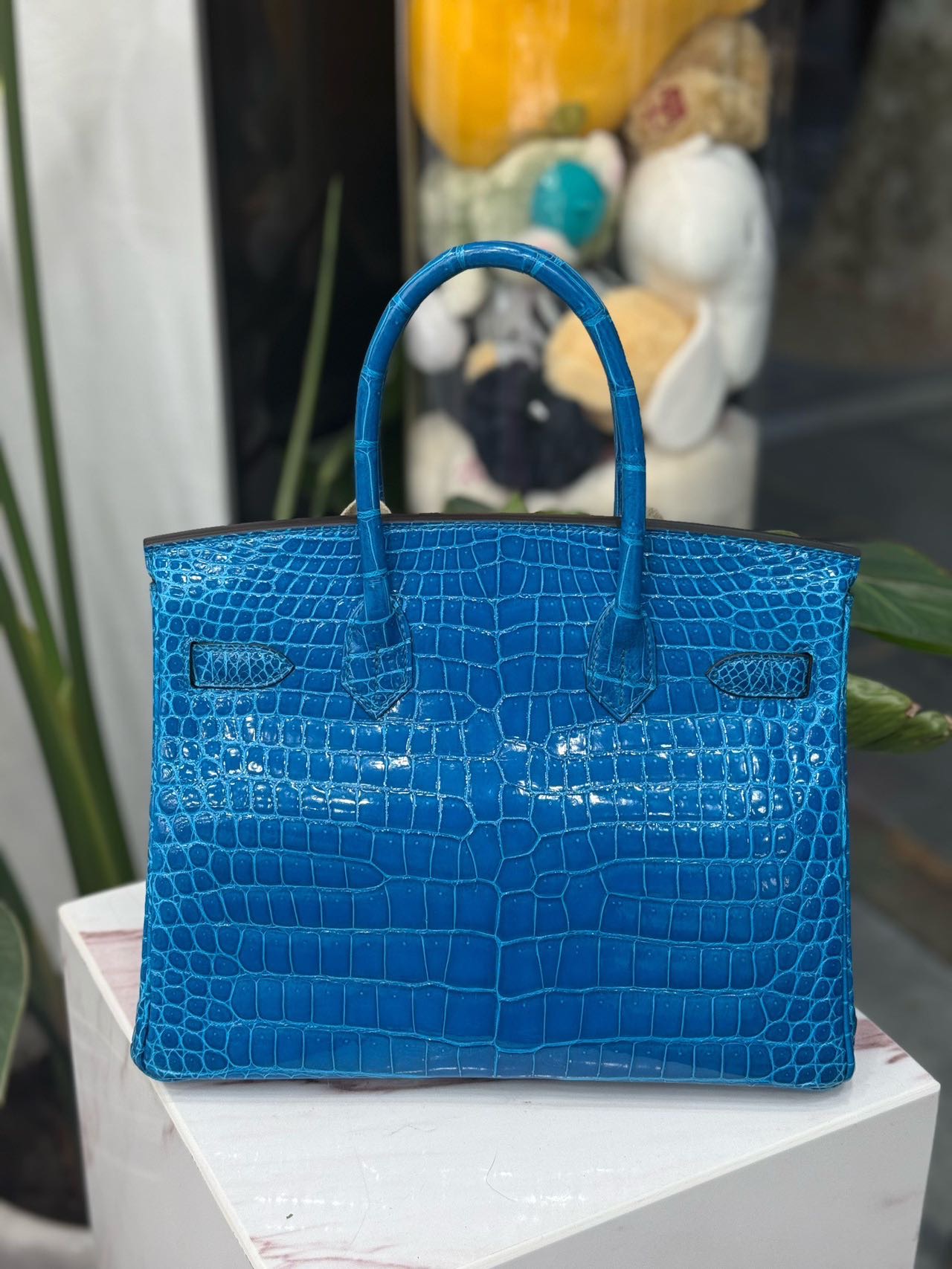 爱马仕Hermes Birkin/BK30 伊兹密尔蓝银扣 Y刻 缩略图
