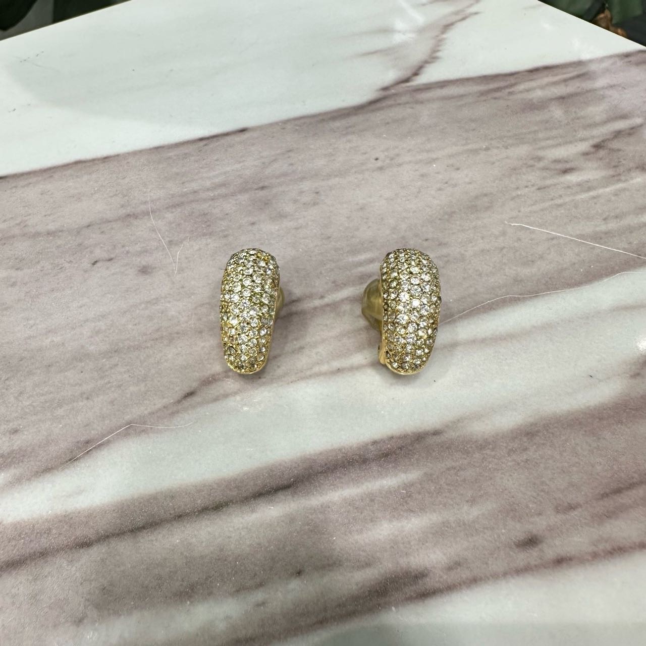 A级 Dior 合金水钻耳夹 缩略图