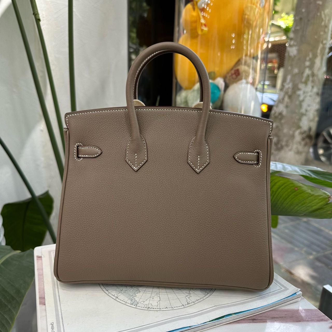 Hermes 大象灰birkin25/BK25 银扣 Togo皮 K刻全套 缩略图