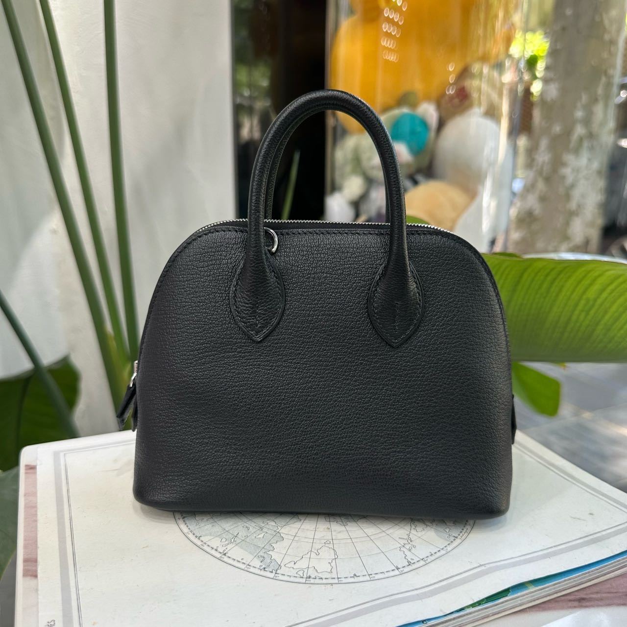 Hermes 黑银mini bolide山羊皮 G刻 全套