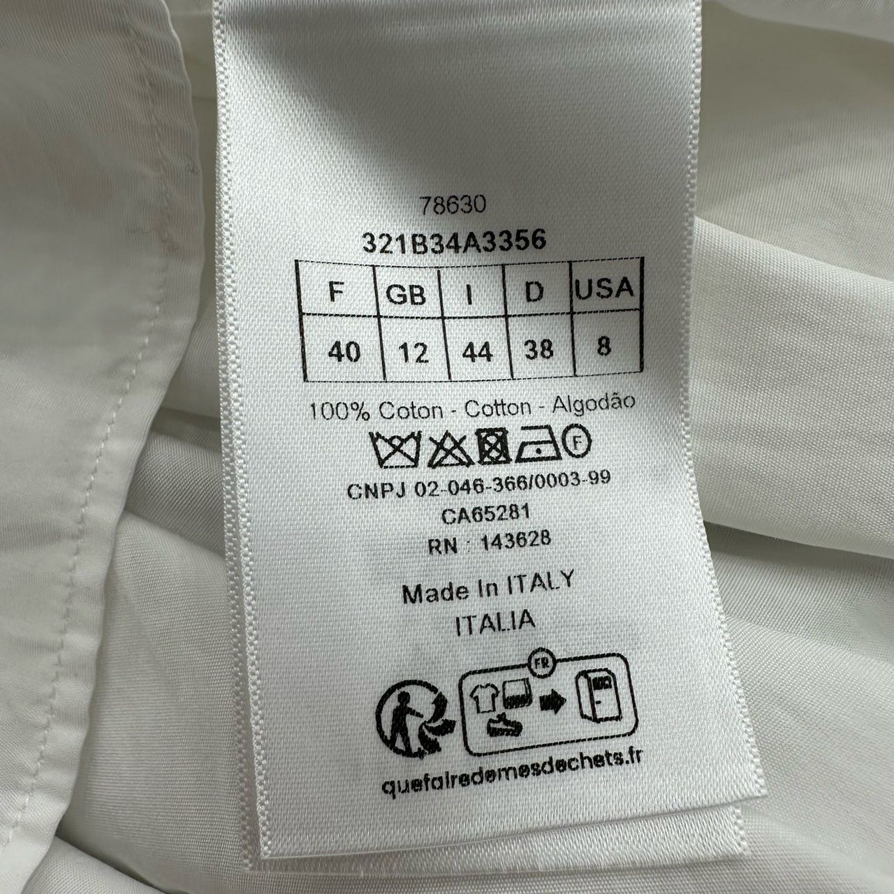 S级 Dior 白色衬衫外套 缩略图