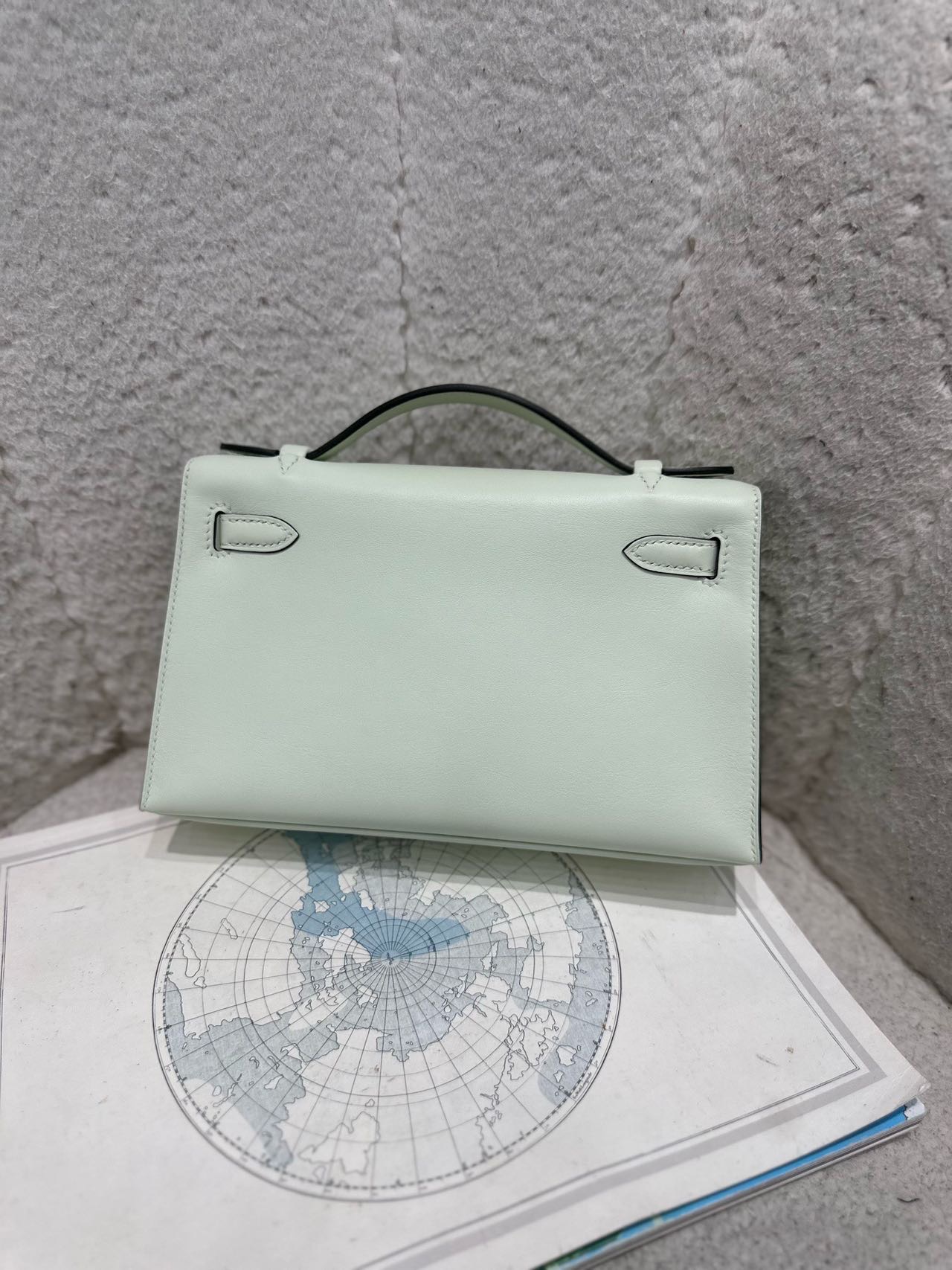 Hermes 气泡绿mini Kelly一代 银扣 swift皮 B刻 全套 缩略图