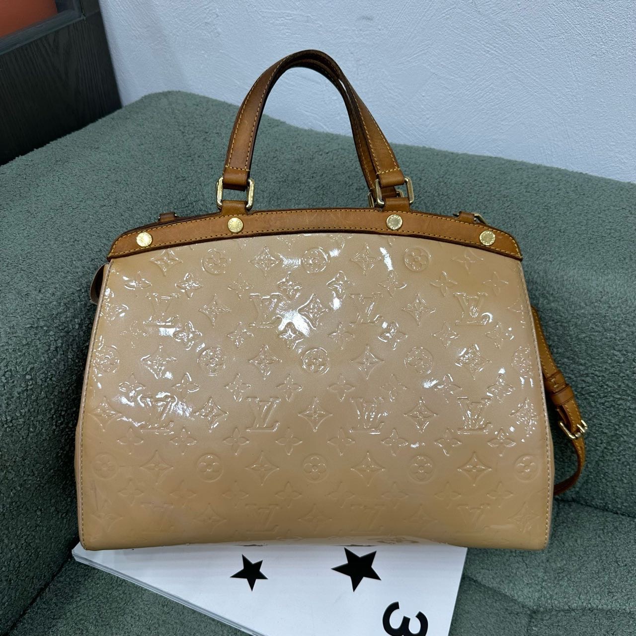 A级 LV 漆皮医生包