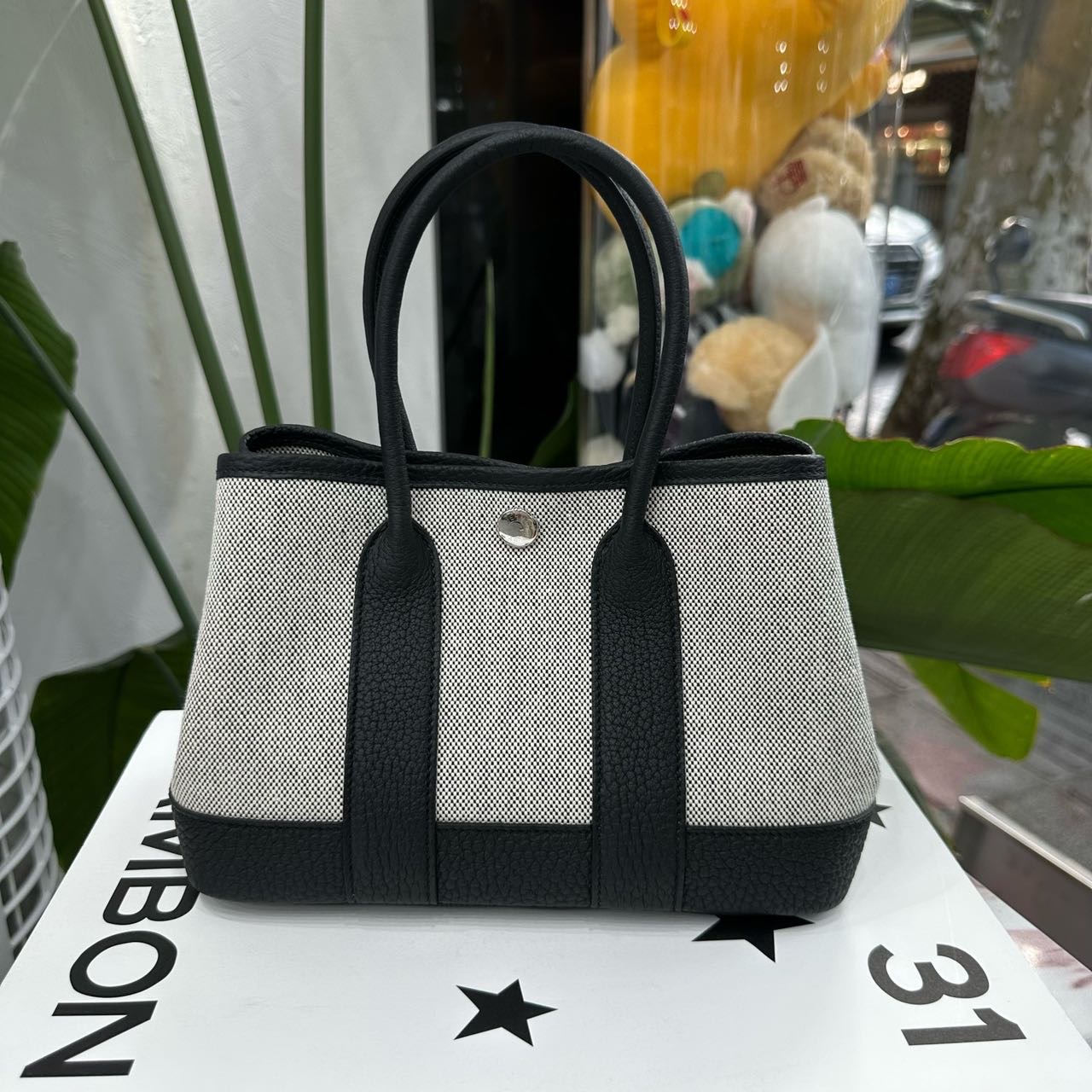 Hermes 熊猫帆布mini garden party/花园 K刻 全套26年新鲜票 缩略图