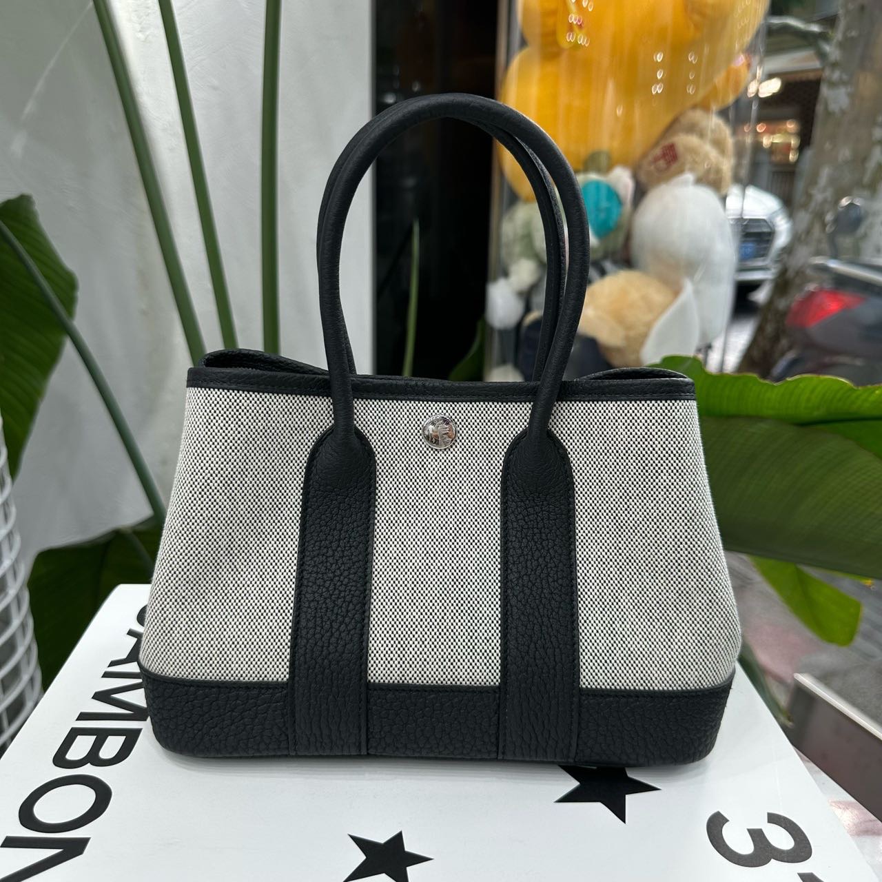 Hermes 熊猫帆布mini garden party/花园 K刻 全套26年新鲜票