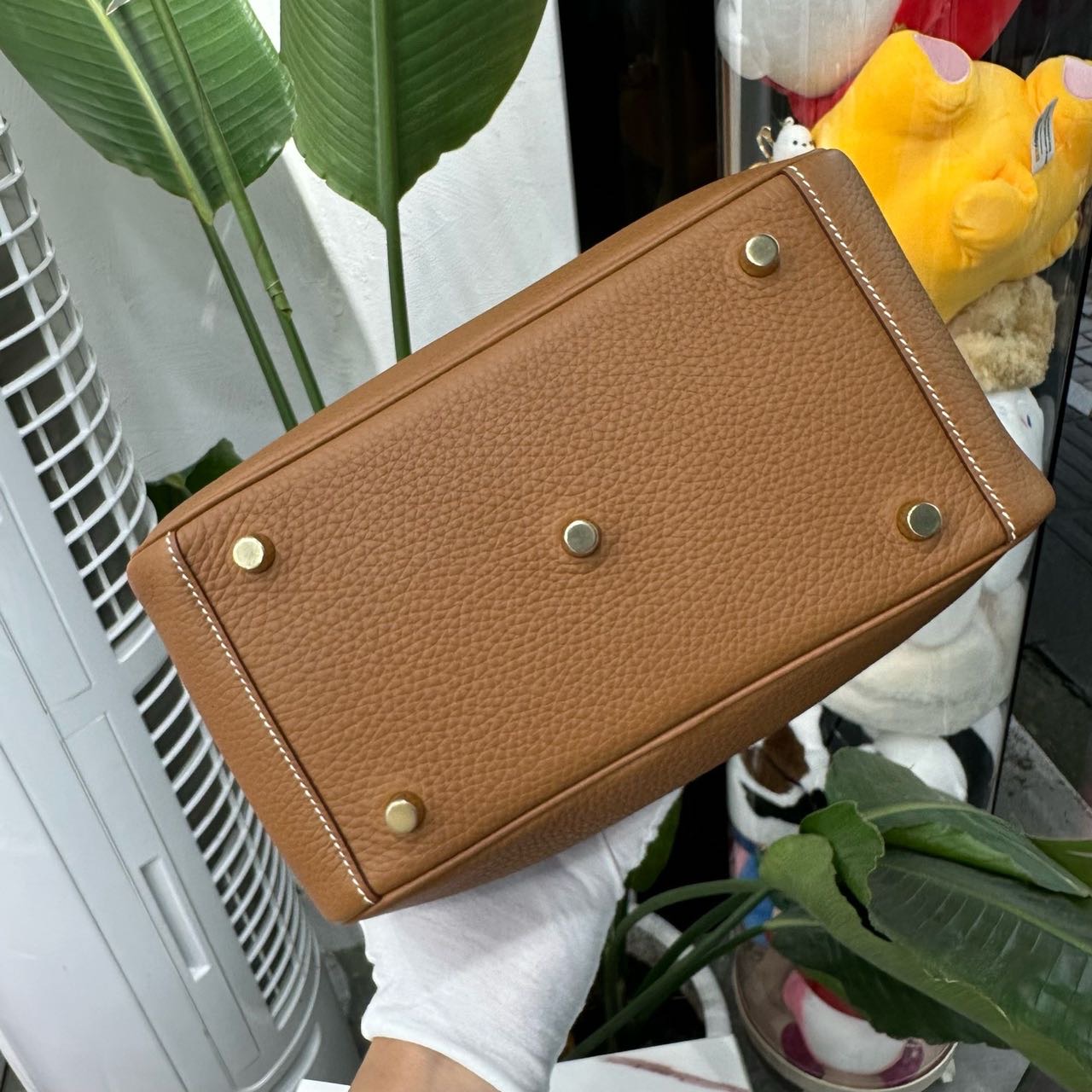 Hermes 金棕Lindy26 金扣 TC皮 G刻 全套新鲜票 缩略图