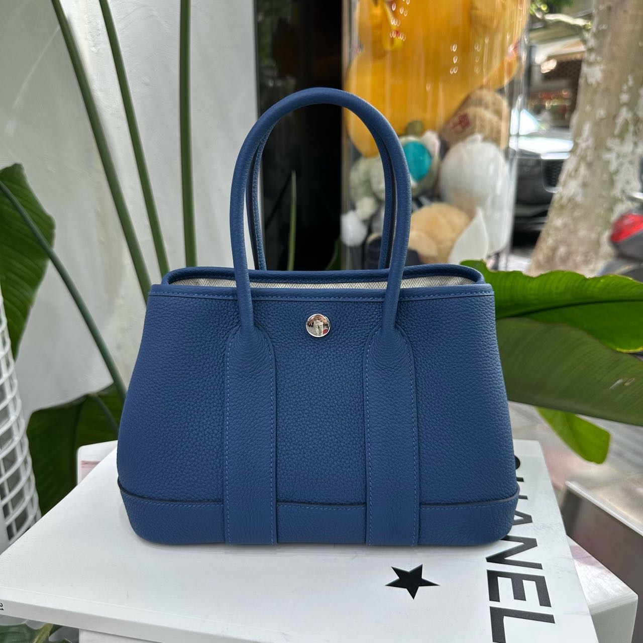 Hermes 扎染蓝mini garden party/花园 G刻 全套 缩略图