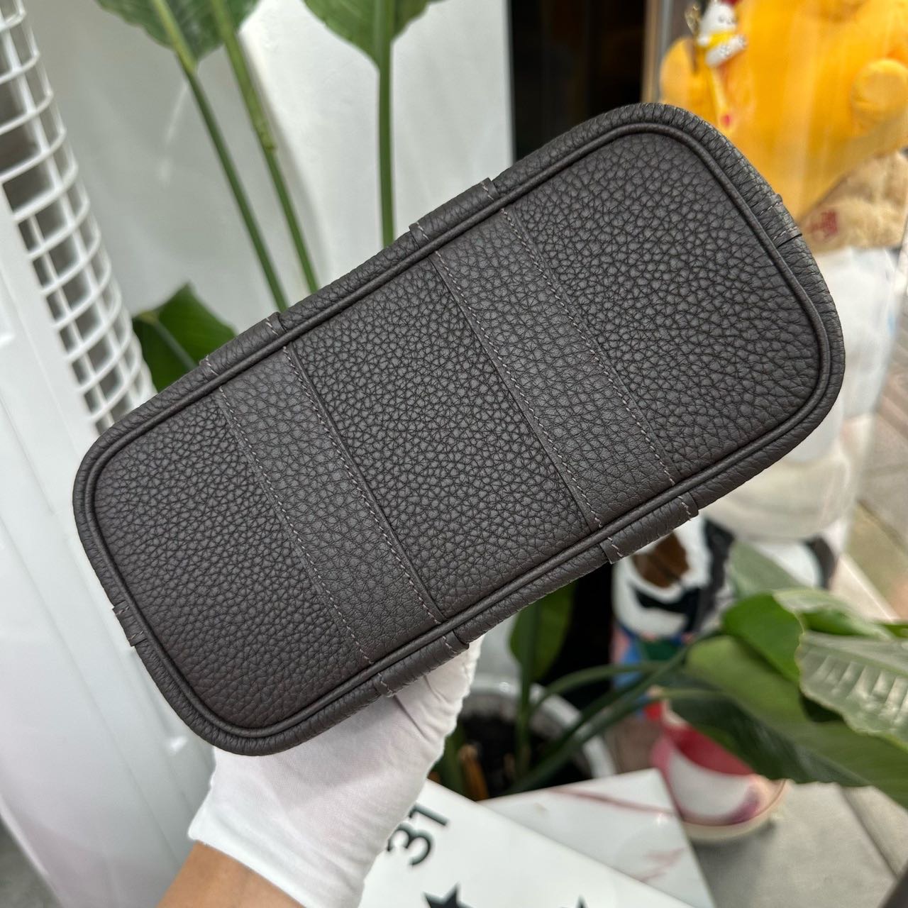 Hermes T3枣棕色mini garden party/花园 银扣 K刻 全套 缩略图