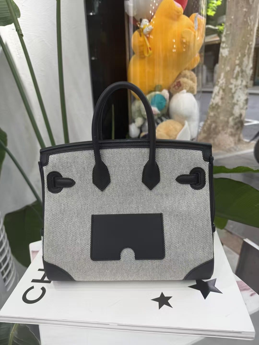 Hermes Birkin 25 cargo熊猫 K刻全套 现货 缩略图