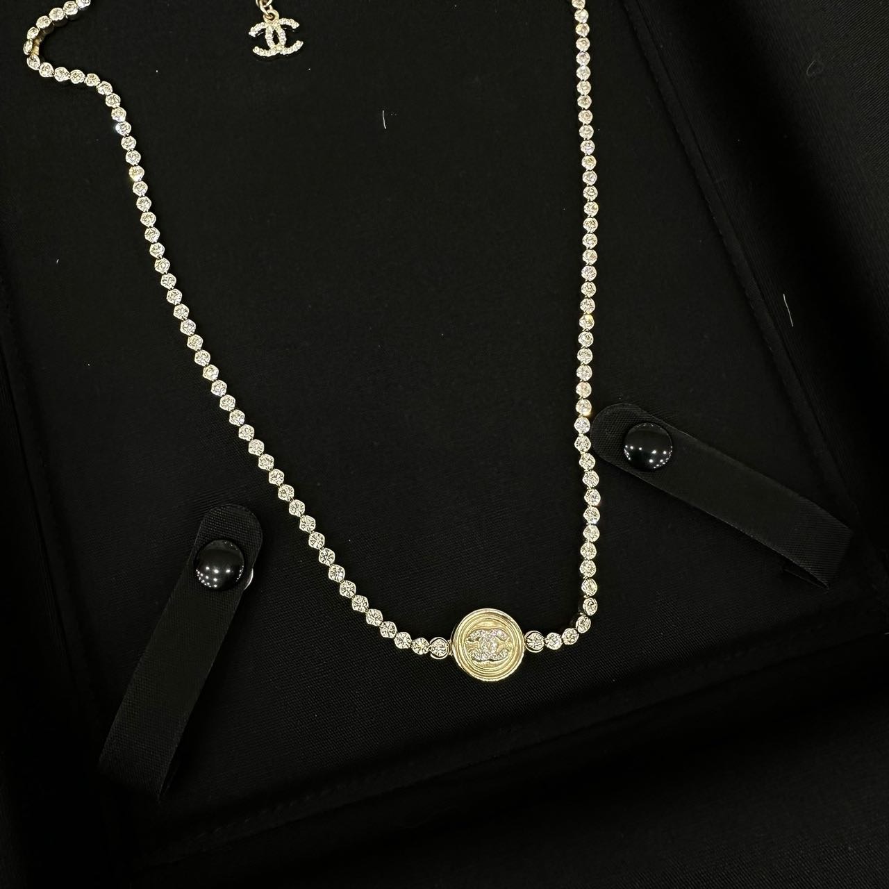 N级 Chanel 21S水钻项链 带盒子
