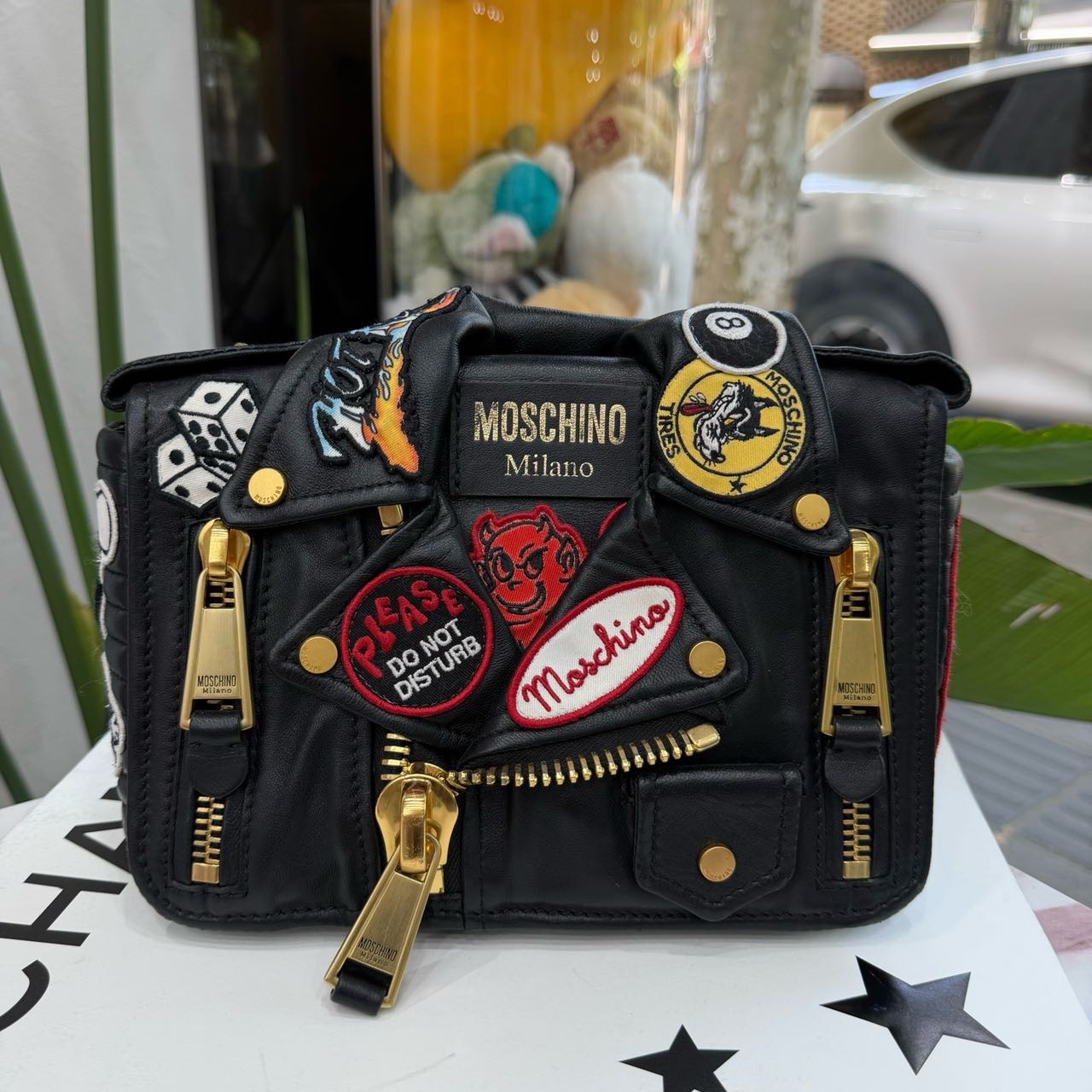 Moschino 莫斯奇诺 机车夹克包 缩略图