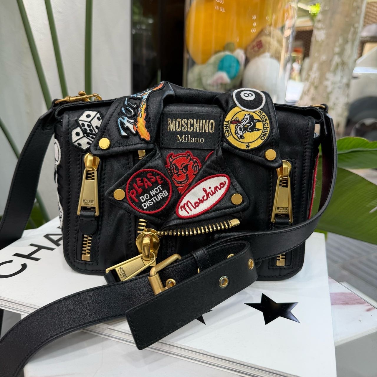 Moschino 莫斯奇诺 机车夹克包 缩略图