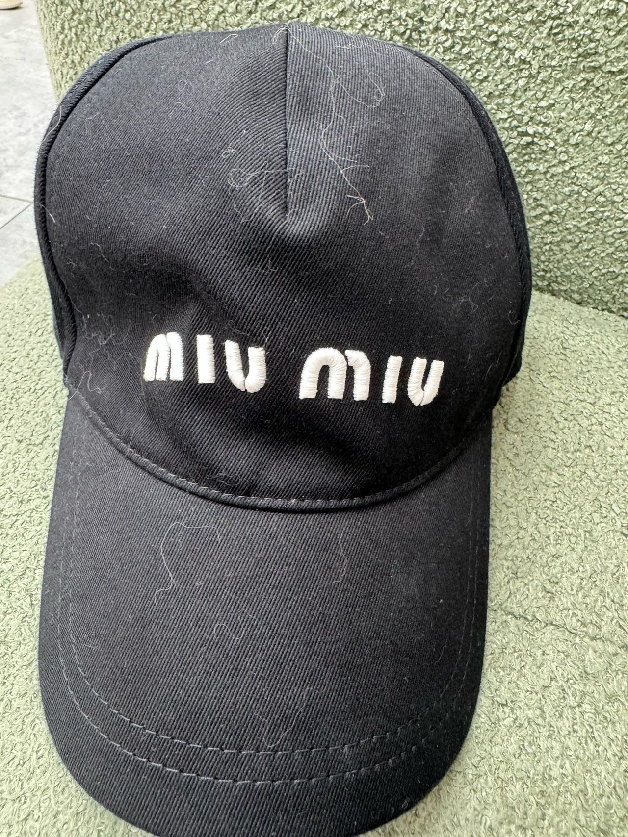 Miumiu 鸭舌帽 带丝带 M码