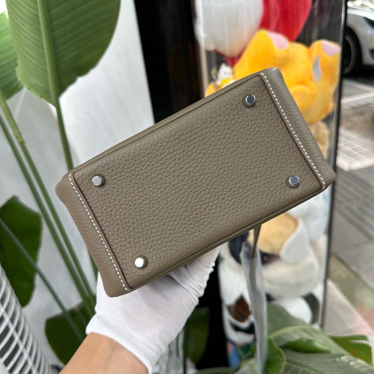 Hermes 大象灰mini Lindy 银扣 皮TC皮 全套 缩略图