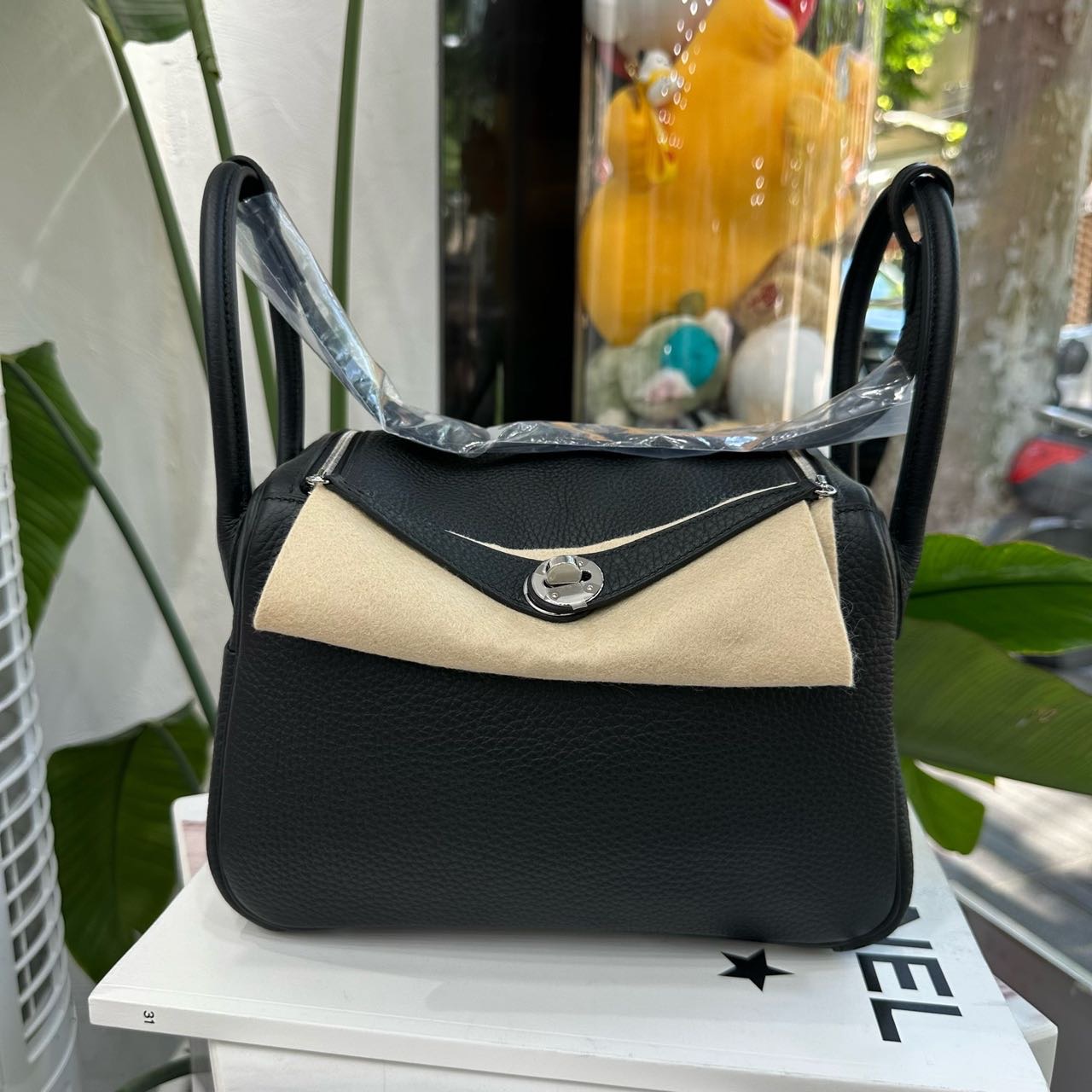 Hermes 黑银Lindy26 TC皮 G刻 全套